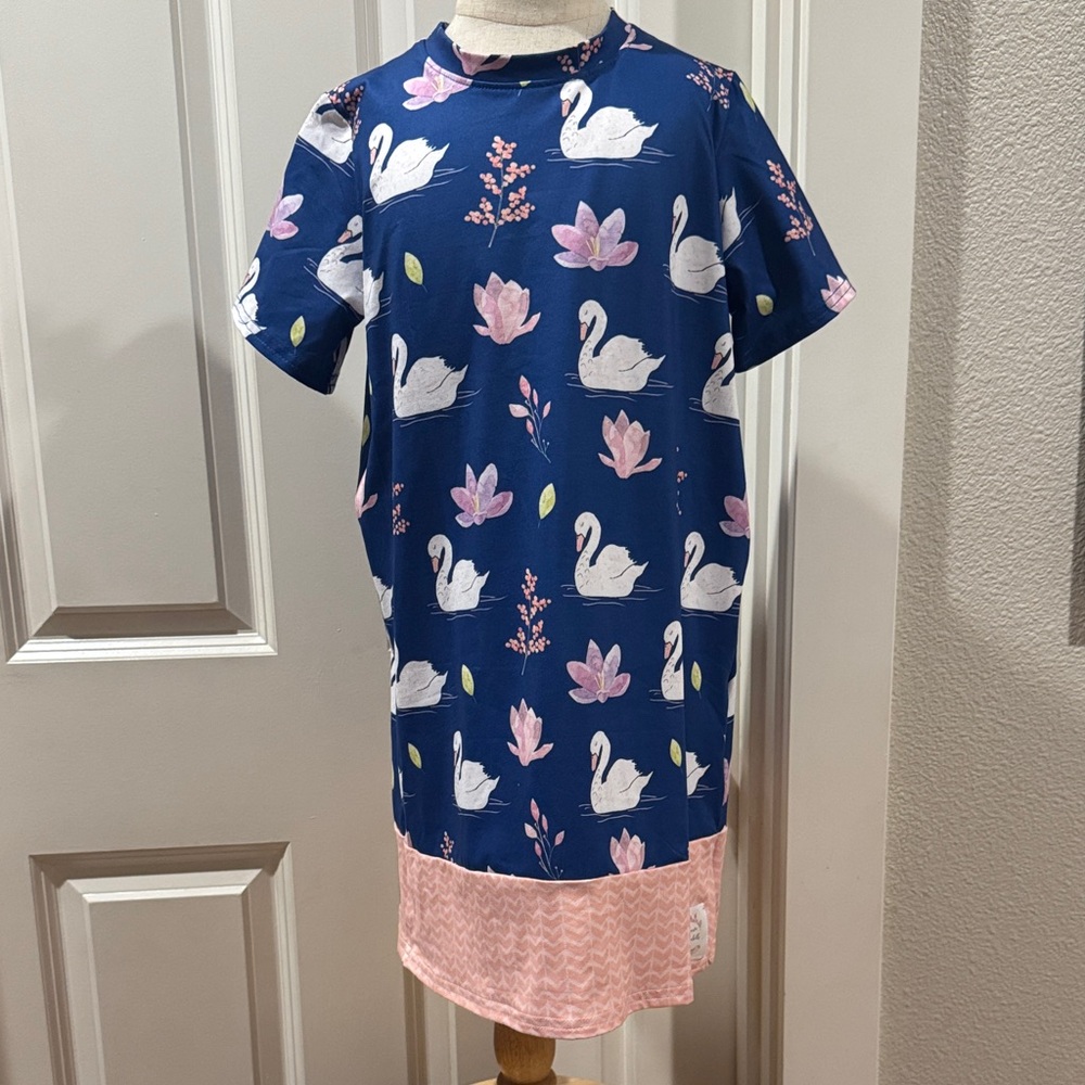 Marie Elizabeth Pink and Blue Dress 7/8